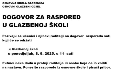 Osnovni glazbeni odjel OŠ Garešnica – RADNI DOGOVOR