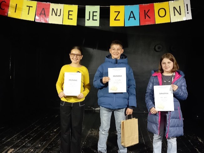 ŽUPANIJSKO NATJECANJE U ČITANJU NAGLAS